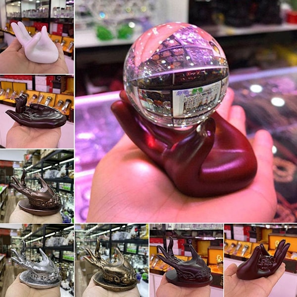 Buddha håndkugleholder krystalkuglebase C C C