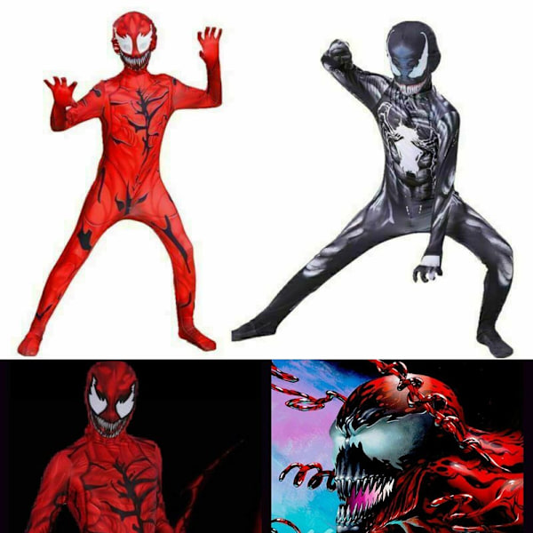 Venom: Let There Be Carnage Cosplay RED 150 FOR BØRN red 150 for Kids