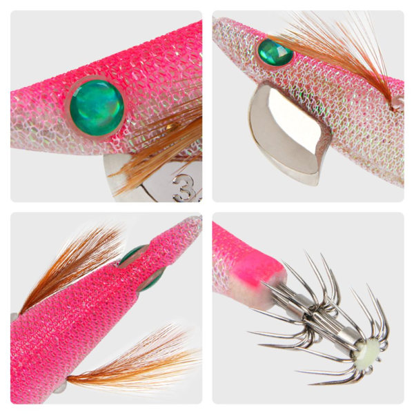 kudos Squid Hook Octopus Bait COLOR E COLOR E Color E