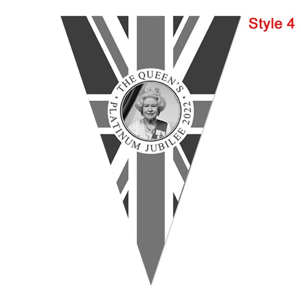 Queen String Flag Triangle Flag STYLE 4 STYLE 4 Style 4