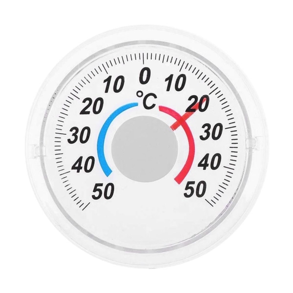 2ST Termometer Fönstertermometer Rund Graderad skiva 2PCS