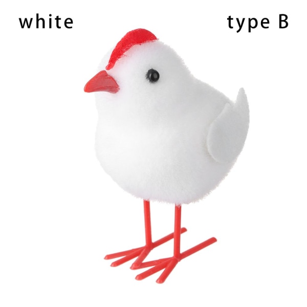 Påskekylling Lille Springer HVID TYPE B TYPE B white type B-type B