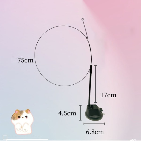 Pet Cat Teaser Lelut Cat Stick Lelu SININEN blue