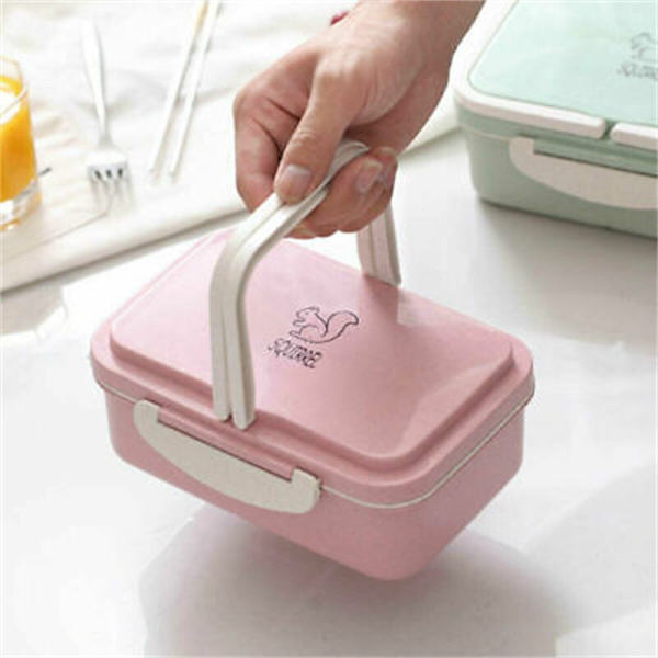 Bento Förvaringslåda Matbehållare ROSA Pink