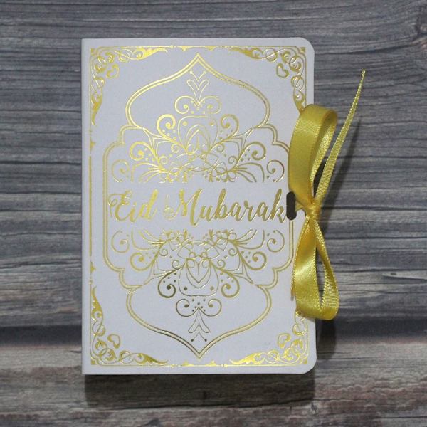 Bog Shape Eid Mubarak Chokolade Candy Boxes HVID white