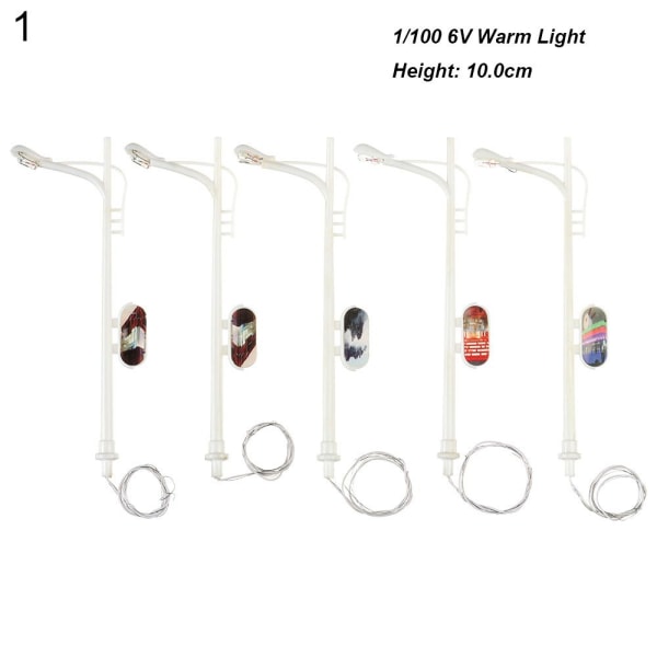5 kpl Garden Street Lamp mallin valot 1 1 1