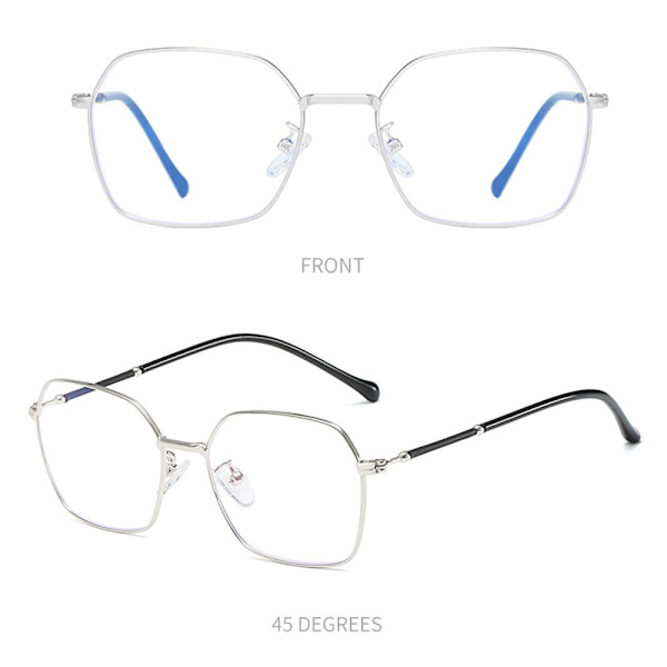 Anti-Blue Light Glasses Ylisuuret silmälasit MUSTA Black