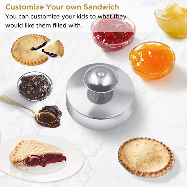 Sandwich Cutting Forseglingsform Kakeform Pai Cookie Cutter