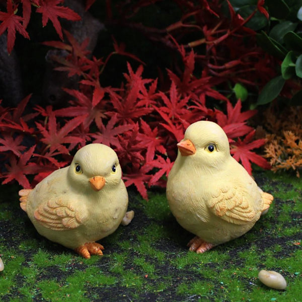 Påskekyllingefigur Miniaturekylling A A A
