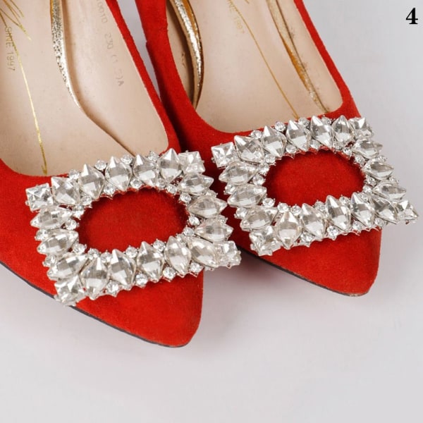 1 par Shoe Clips Charm Spänne 4 4 4