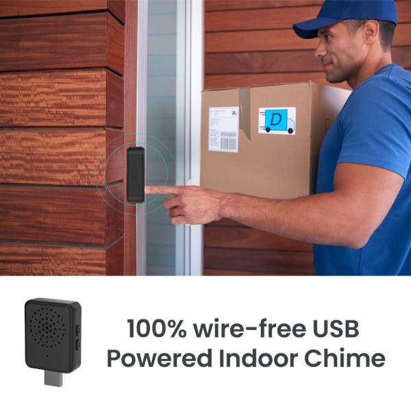 WIFI videodørklokke Intercom HVID White