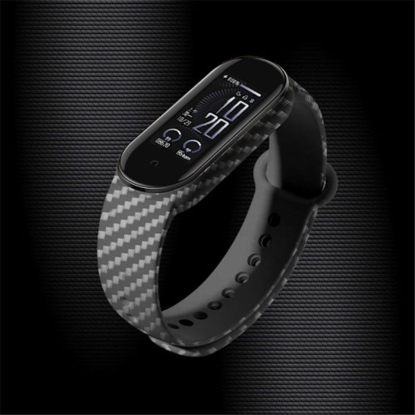 Carbon Fiber Strap Soft Case -ranneke XIAOMI BAND 5:lle For Xiaomi band 5