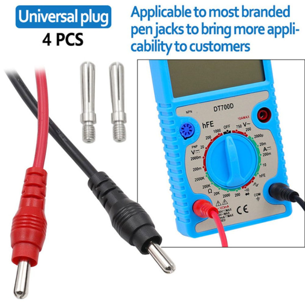 16 kpl 1 set Universal Digital Multimeter Probe 90cm neula