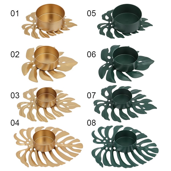 Turtle Leaf -kynttilänjalka Kynttilänvalo 2 2 2