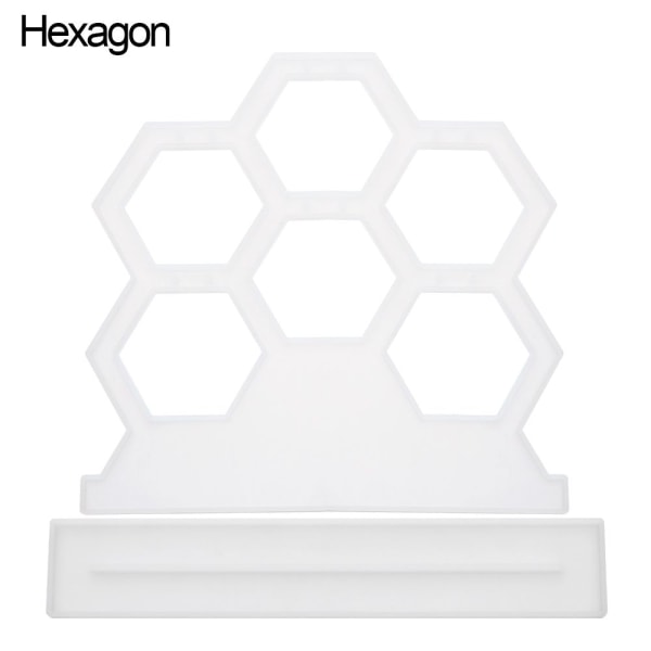 Display Stativformer Epoksyharpiksstøping HEXAGON Hexagon