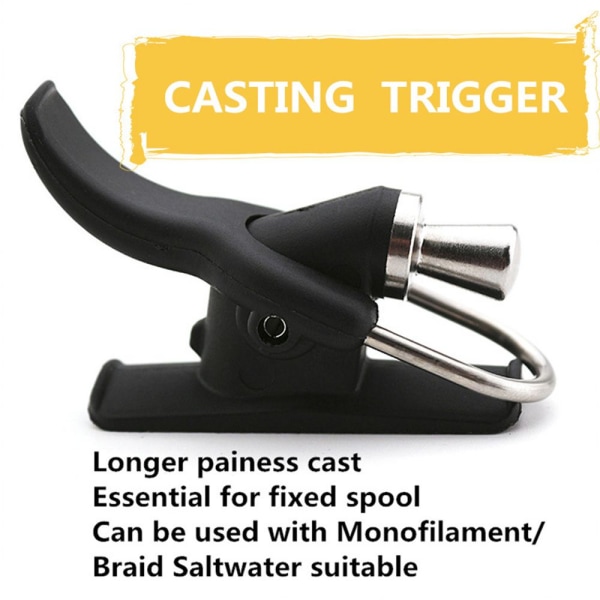 Fishing Launch Gun Clamp Tommelfingerknap MULTICOLOR multicolor