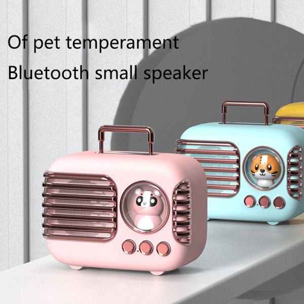Pet Bluetooth högtalare Musikspelare ROSA BJÖRN BJÖRN Pink Bear-Bear