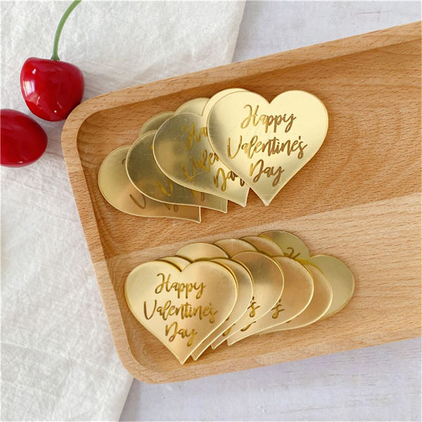 10 kpl Cake Topper Hyvää syntymäpäivää ROSE RED ROSE RED rose red