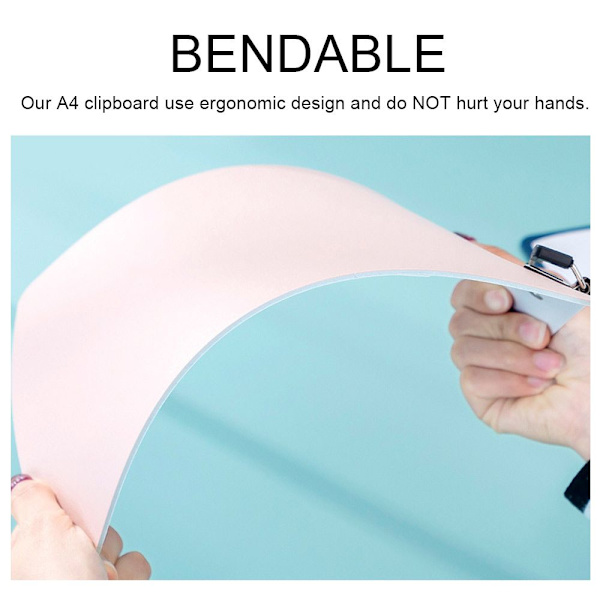A4 Mapp Board Urklipp BLÅ Blue