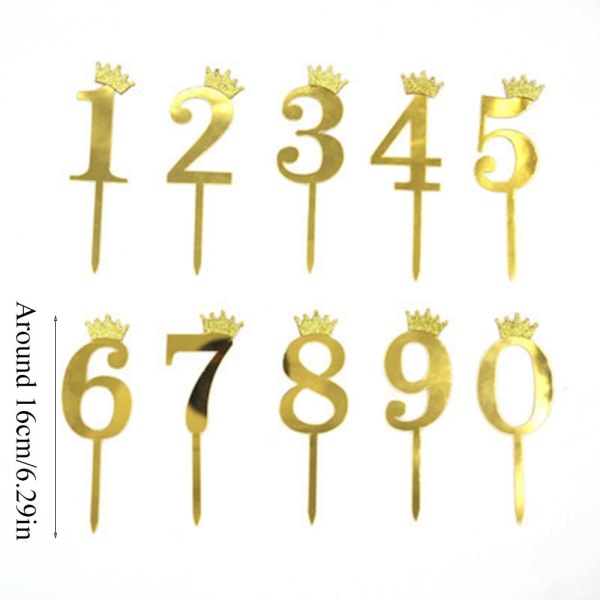 Cake Toppers Cupcake Topper Picks GULL 4 4 gold 4-4