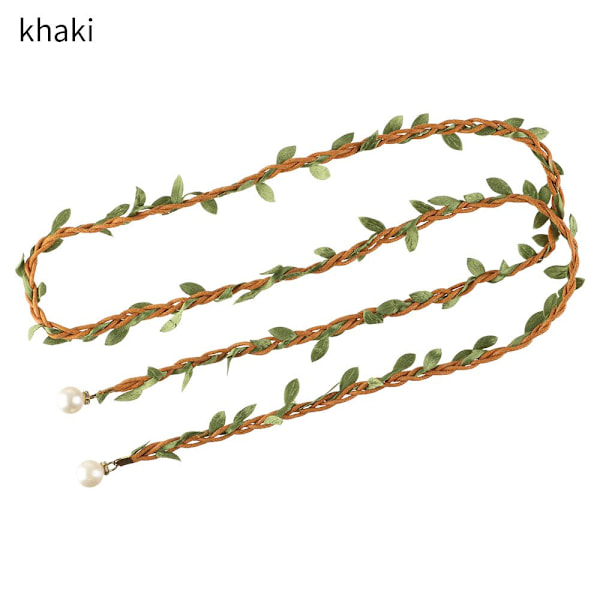 Dam midjeband Pearl Tunna bälten KHAKI khaki