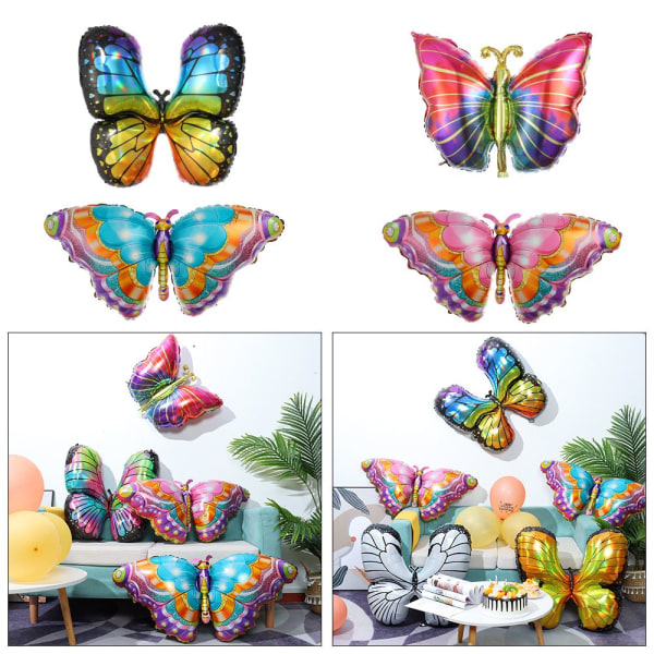 Sommerfuglballong Sommerfuglformet 7 7 7