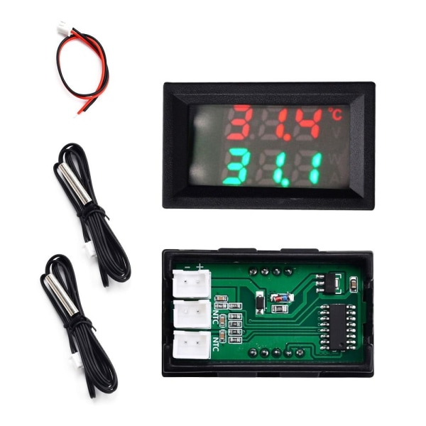 Digitalt DC Single Voltmeter Termometer ROD PROBE2 2 Rod Probe2