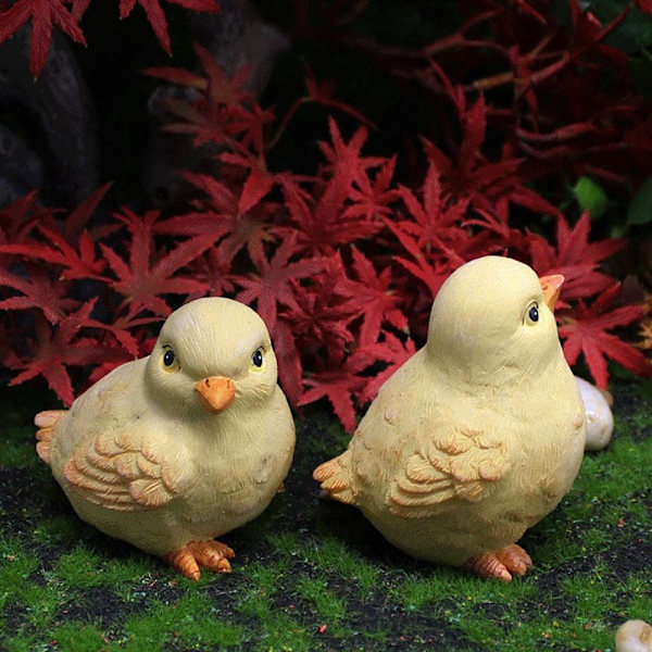Påskekyllingefigur Miniaturekylling A A A