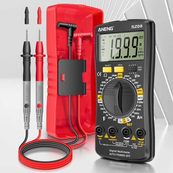 Digital Smart Multimeter Strömspänningstestare SVART Black