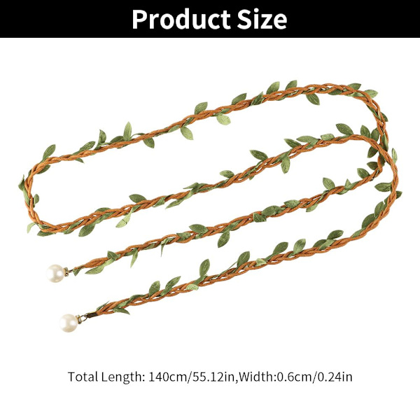Dam midjeband Pearl Tunna bälten KHAKI khaki