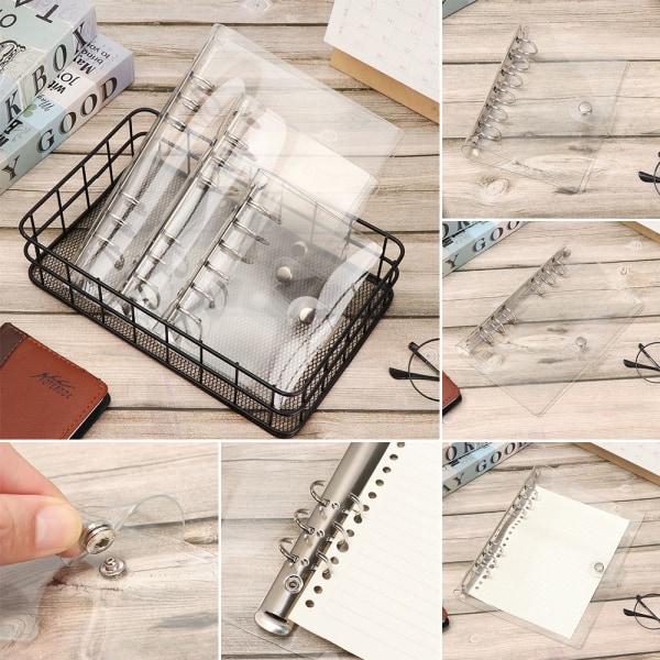 1 Stk Løsbladsbind Journal Planner PVC Notebook Cover A5 A5