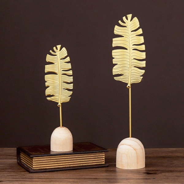 Golden Leaf Ornament Smidesjärnshantverk L1 1 L1