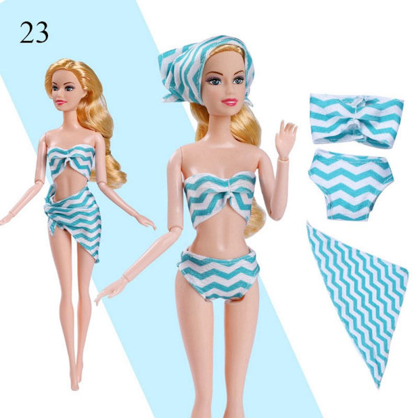 Dollsimkläder Bikini 23 23 23