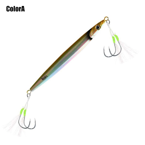 Metallinen kalastusuistin koukulla Jig Bait COLOR A COLOR A Color A