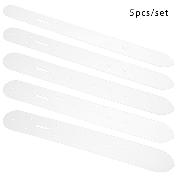 1/5 stk. Bæltestanseform Skabeloner til huller 5 STK/SÆT 5pcs/set