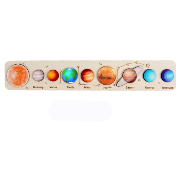 Puinen aurinkokunnan Jigsaw Planets Panel Puzzle Lelu TYYPPI 4