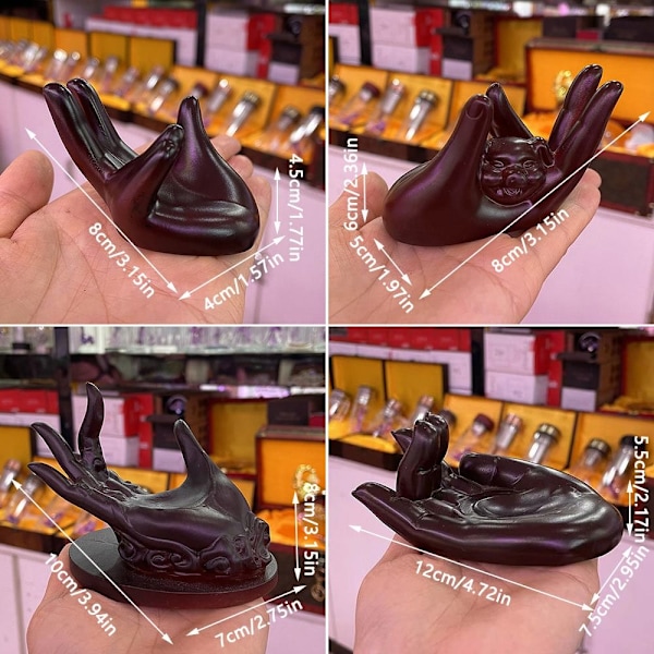 Buddha håndkugleholder krystalkuglebase C C C