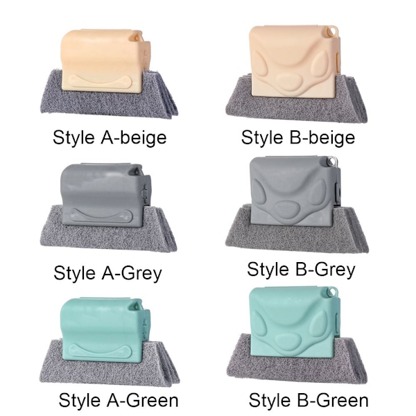 Rensebørste til vinduesriller Gap-rengøringsbørster GRÅ STIL A grey style A-style A