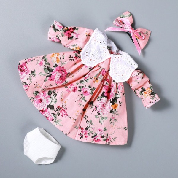 Dockkläder Floral Princess Dress 8 8 8