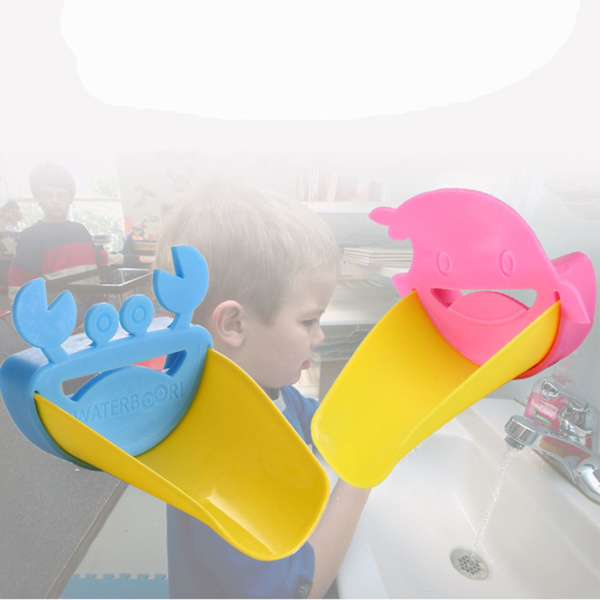 Vandhane Chute Extender Vask hænder HVAL PINK-GUL Whale pink-yellow