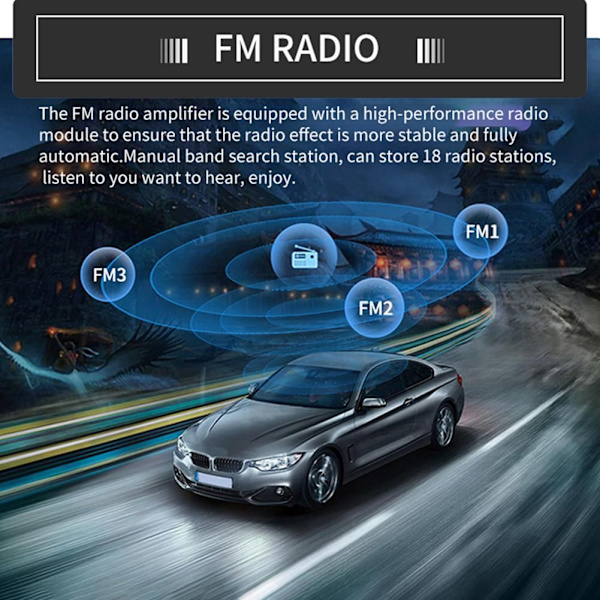 Bil MP3-spelare Bilradio In-dash Audio Huvudenhet