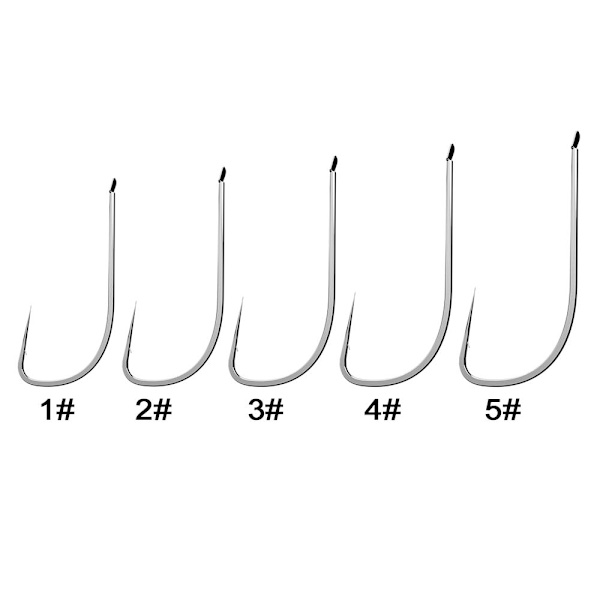 50 st Violent Fish Hook Crucian Carp Sleeve Krok 3 3 3