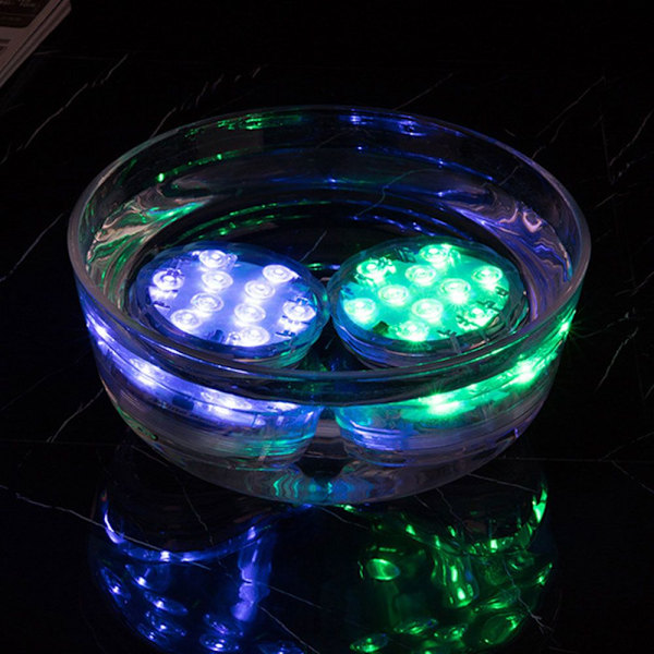 Dykbare LED-lys Undervandsnatlamper 4 LAMPE 2 4 Lamp 2 controller