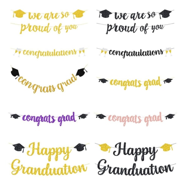 Grattis Graduation Banner Hanging Banner G G G