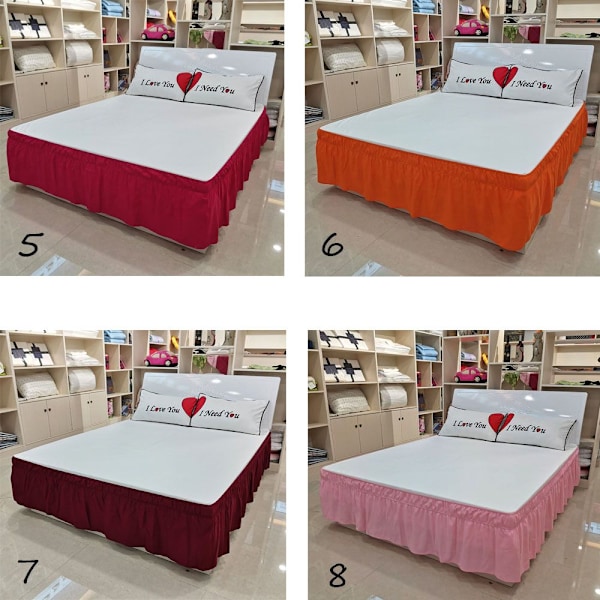 Elastinen Bed Ruffles Sängyhame M1 1 M1