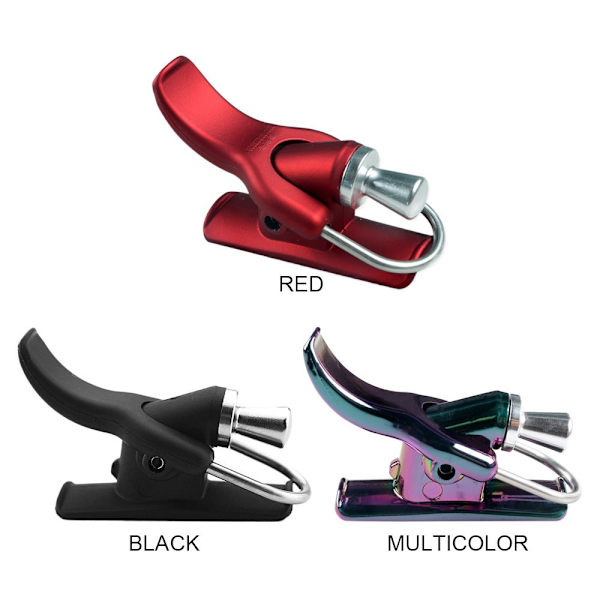 Fishing Launch Gun Clamp Tommelfingerknap SORT black