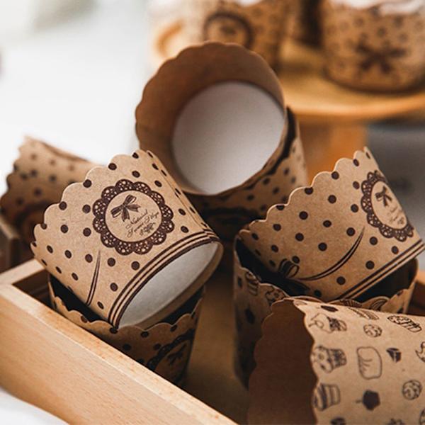 50 stk Cupcake Paper Cups Cupcake Wrappers 7X5CM01 01 7x5cm01
