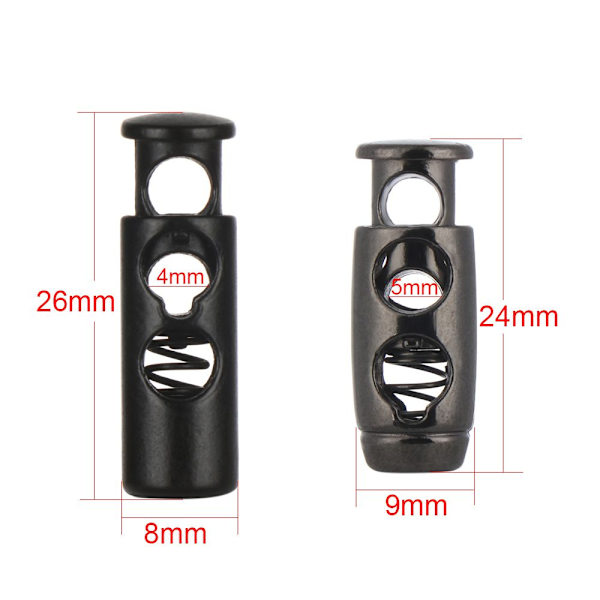 10 stk doble hullstoppere DIY metallklemmestopperledning 5