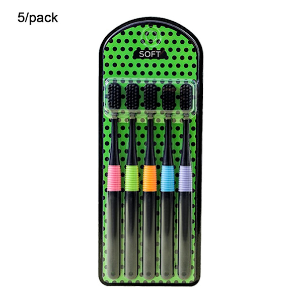 Hammasharja Pehmeäharjainen hammasharja Suun puhdistus 5/pack