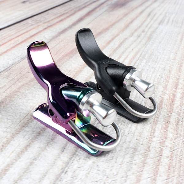 Fishing Launch Gun Clamp Tommelfingerknap SORT black
